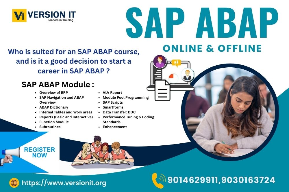You are currently viewing Who is suited for an SAP ABAP course, and is it a good decision to start a career in SAP ABAP?